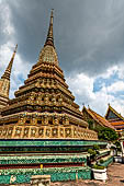 Bangkok Wat Pho, the group of the chedi of the four kings. 